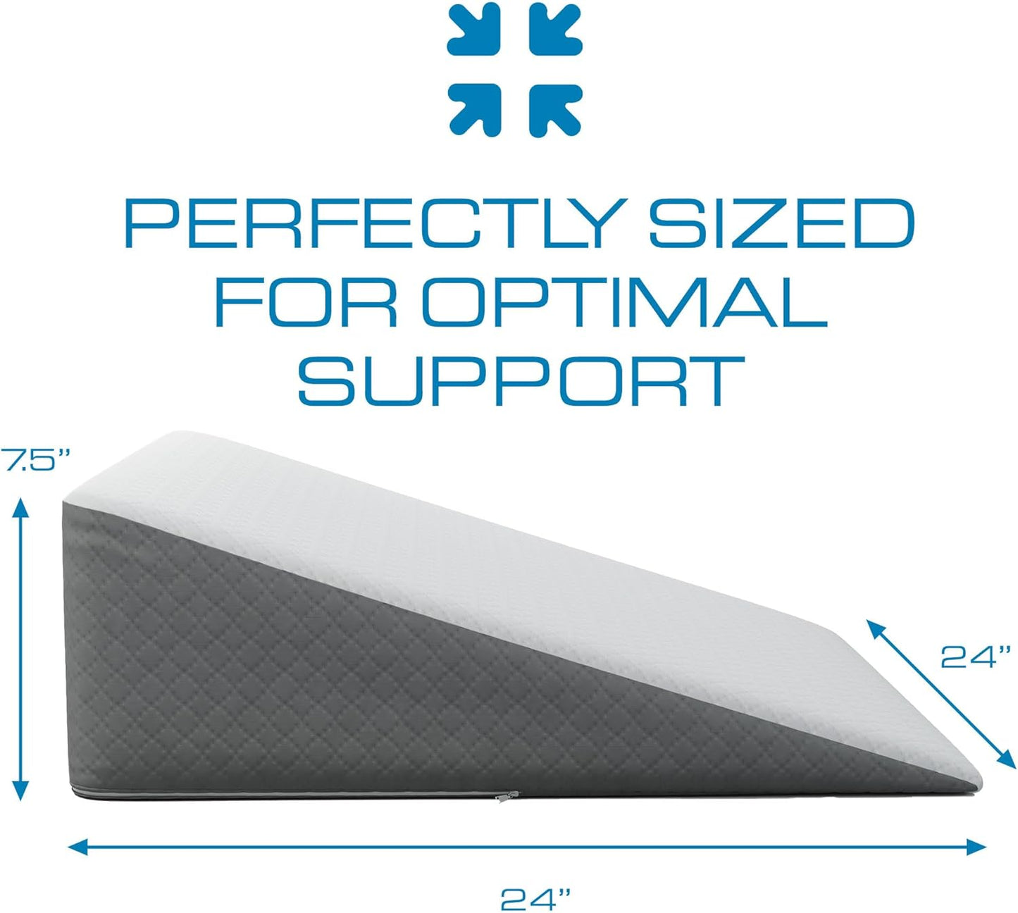 Sleebr® Memory Foam Wedge Pillow