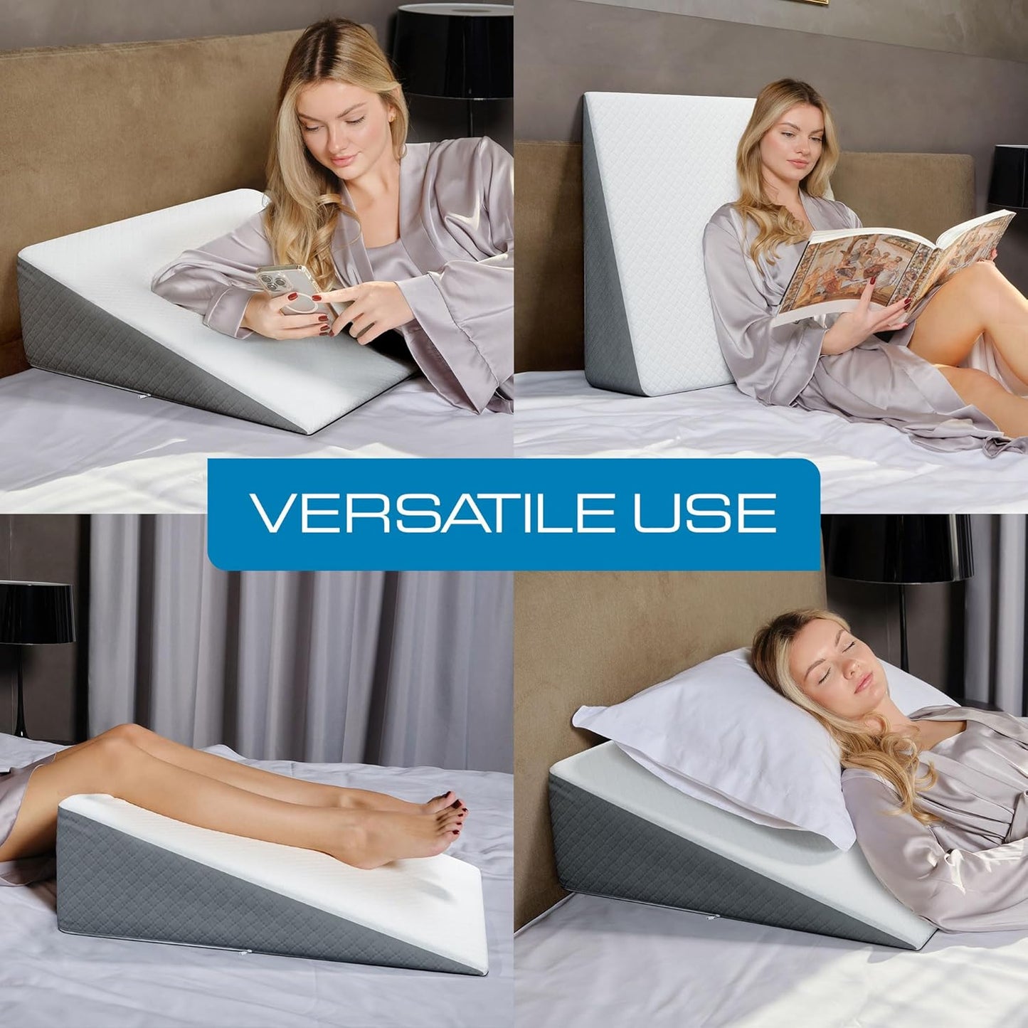 Sleebr® Memory Foam Wedge Pillow
