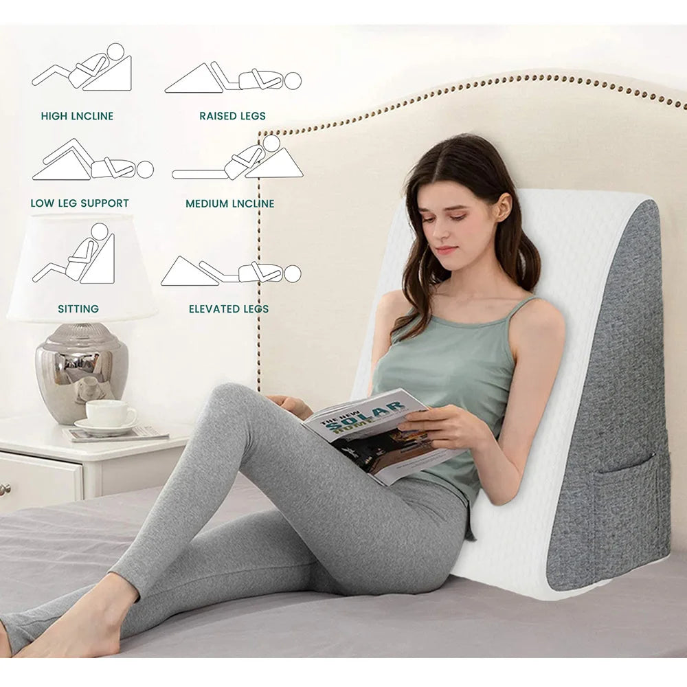 Sleebr® Memory Foam Wedge Pillow