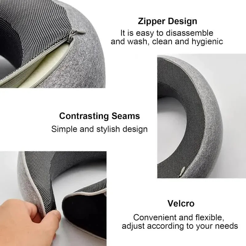 Sleebr® Memory Foam Travel Pillow